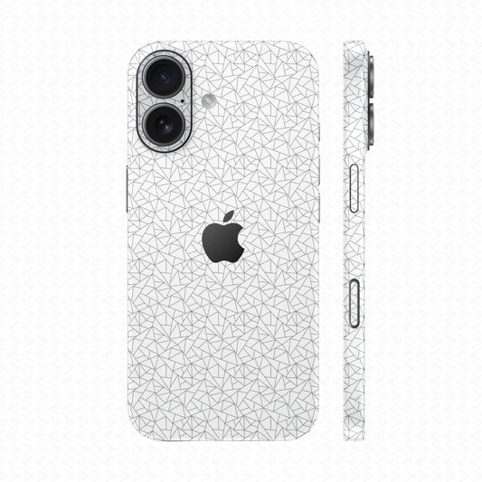 Dán Skin IPhone Air Vân Nổi Nordic 02 Trắng | UVPT33