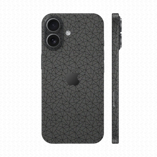Dán Skin IPhone 17 Series Vân Nổi Nordic 02 Xám | UVPT33