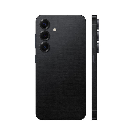 Miếng Dán Da Samsung Galaxy S24 Series Vân Vải Đen