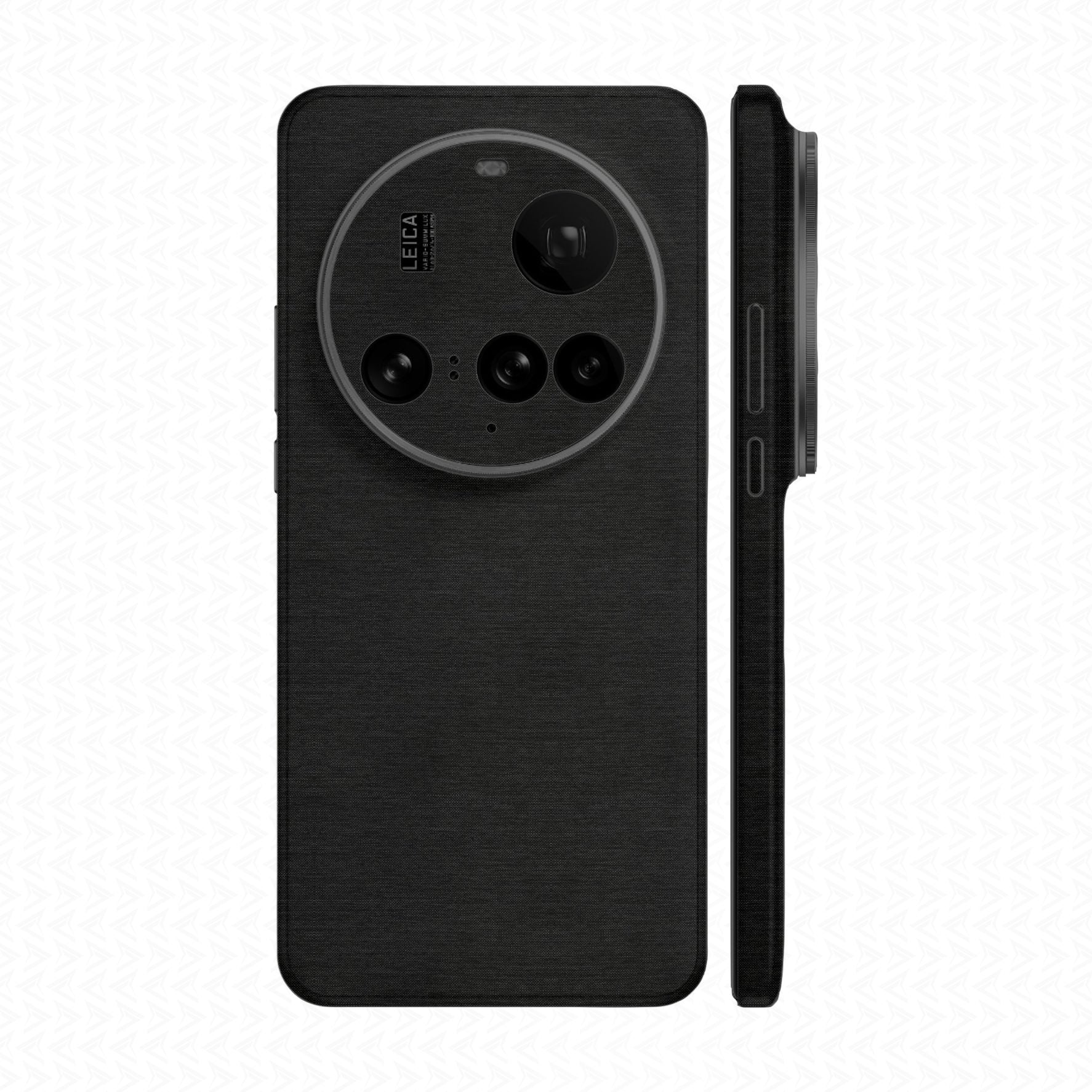 Miếng Dán Da Xiaomi 15 Ultra Vân Vải Đen
