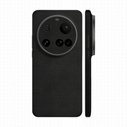 Miếng Dán Da Xiaomi 15 Ultra Vân Vải Đen