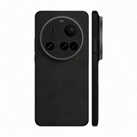 Miếng Dán Da Xiaomi 15 Ultra Vân Vải Đen