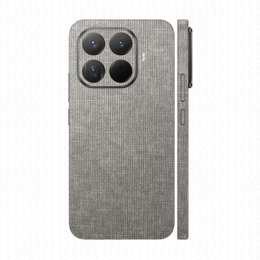 Miếng Dán Da Xiaomi 15T \ Pro Vân Vải Ghi Sáng