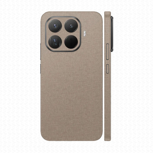 Miếng Dán Da Xiaomi 15T | Pro Vân Vải Khakhi