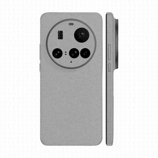 Miếng Dán Da Xiaomi 15 Ultra Vân Vải Xám Lông CHuột