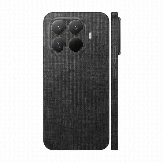 Miếng Dán Da Xiaomi 15 Series Vân Vải Xám
