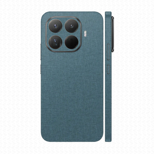 Miếng Dán Da Xiaomi 15T | Pro Vân Vải Xanh Cổ Vịt