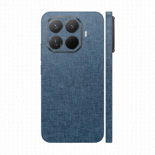 Miếng Dán Da Xiaomi 15 Series Vân Vải Xanh Navy