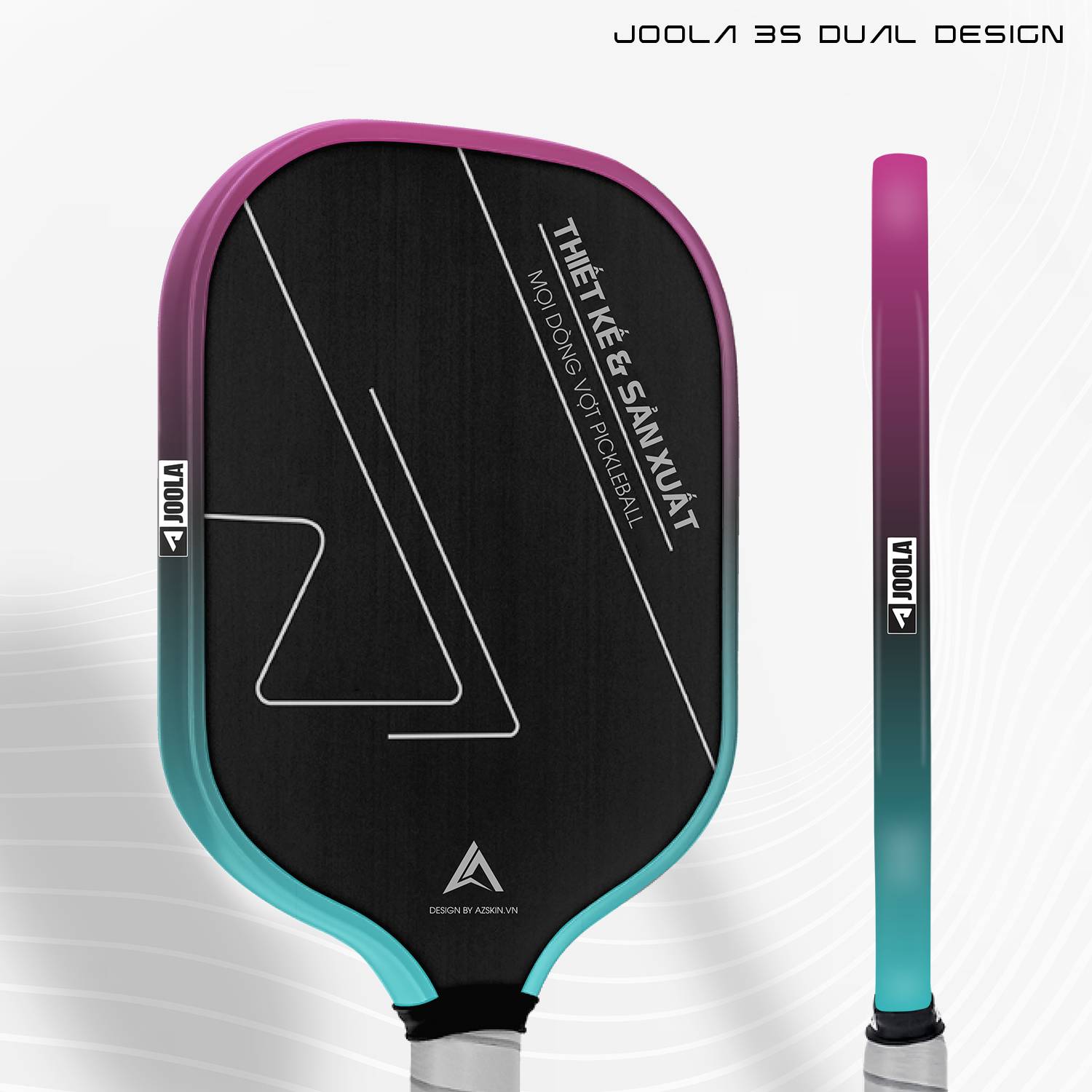 Dán Skin Viền Vợt Pickleball Gradient 02 | Joola 3S Dual Design