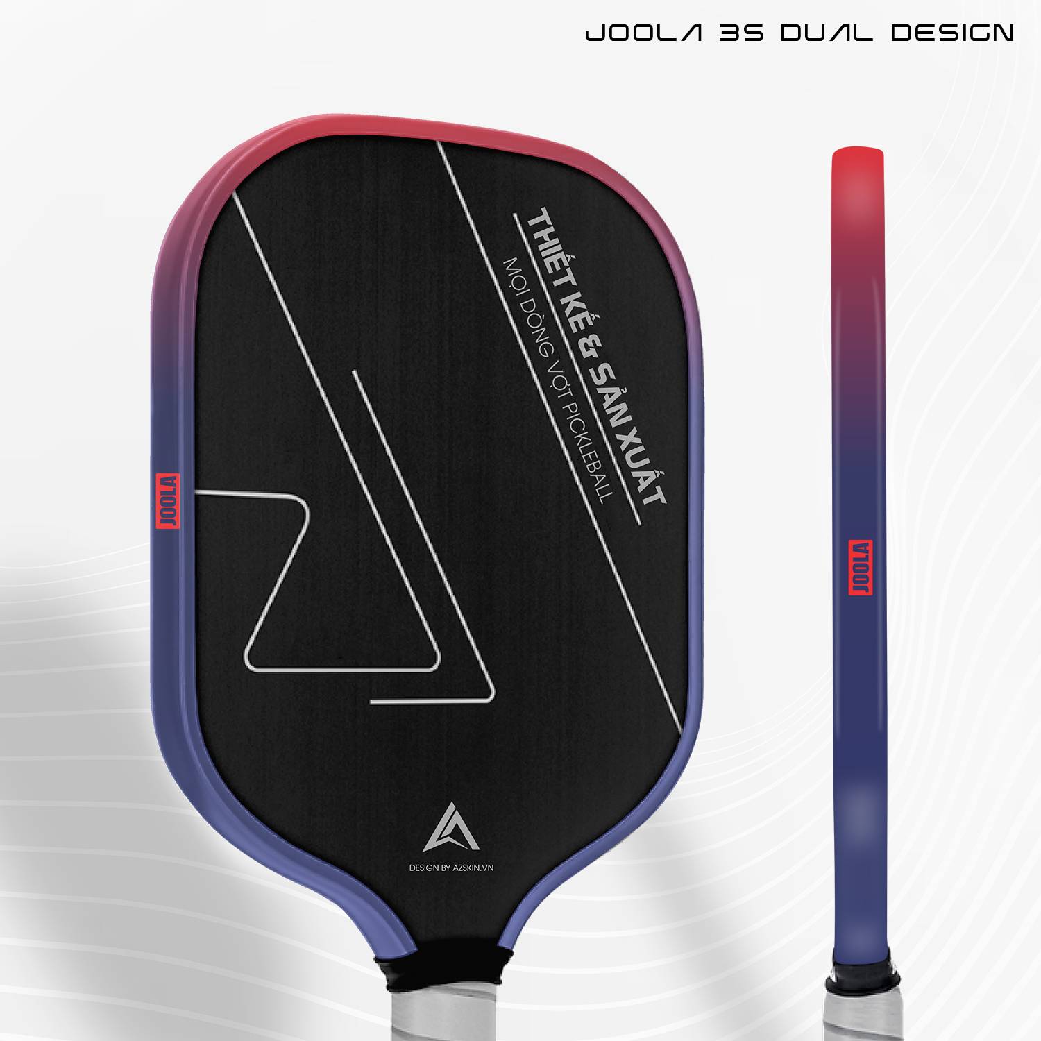 Dán Skin Viền Vợt Pickleball Gradient 04 | Joola 3S Dual Design