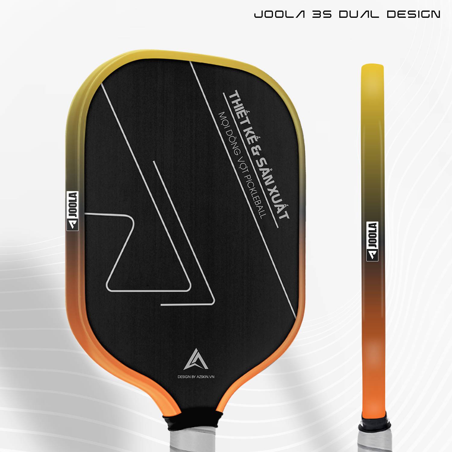 Dán Skin Viền Vợt Pickleball Gradient 05 | Joola 3S Dual Design