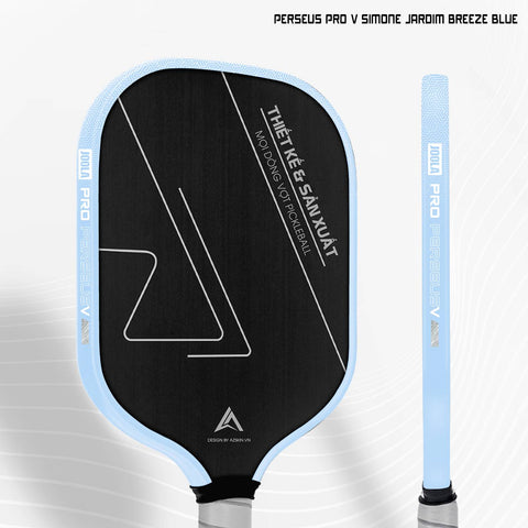 Dán Skin Viền Vợt Pickleball Perseus Pro V Simone Jardim Breeze Blue