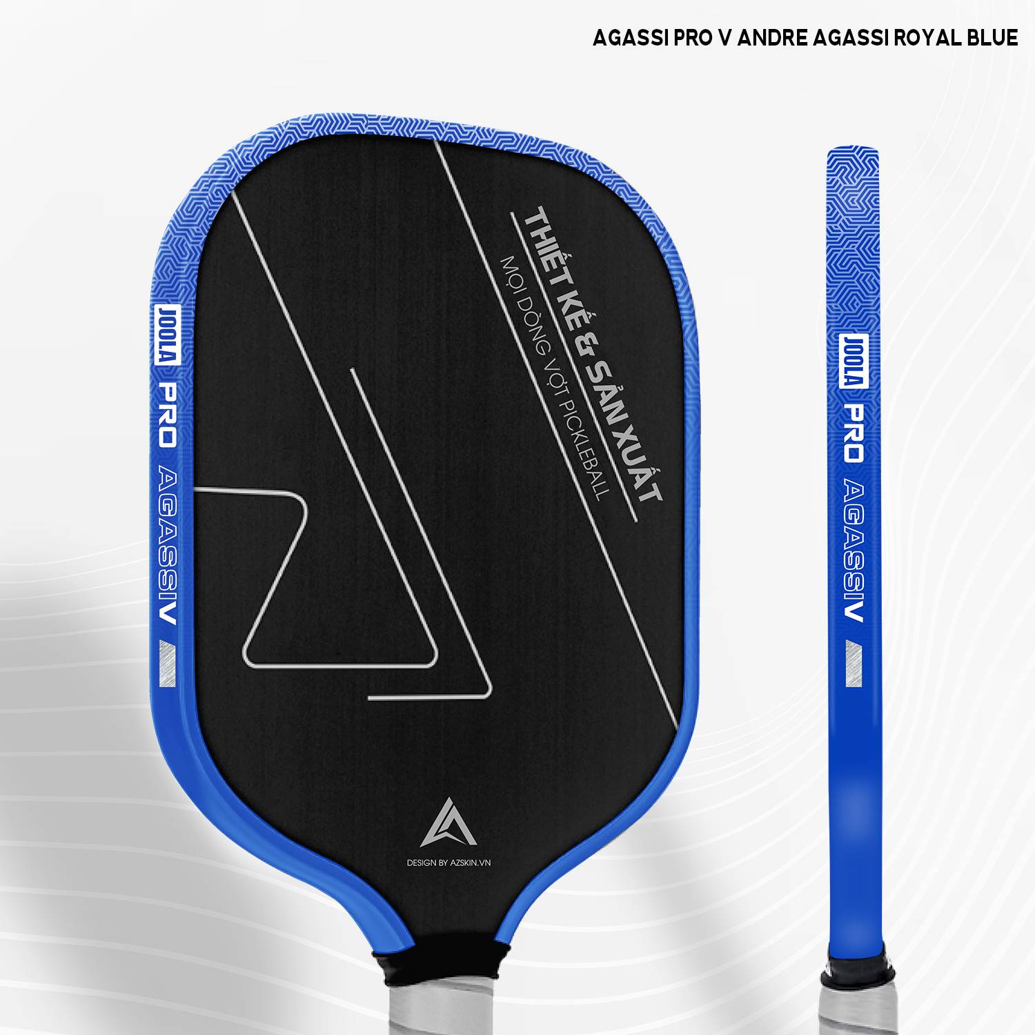 Dán Skin Viền Vợt Pickleball Agassi Pro V Andre Agassi Royal Blue