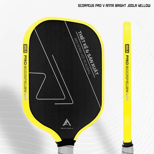 Dán Skin Viền Vợt Pickleball Scorpeus Pro V Anna Bright JOOLA Yellow