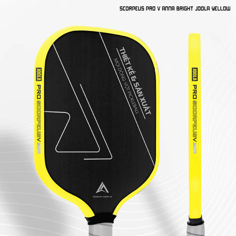 Dán Skin Viền Vợt Pickleball Scorpeus Pro V Anna Bright JOOLA Yellow