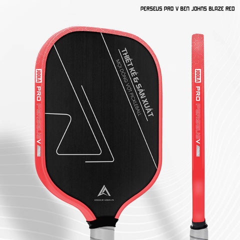Dán Skin Viền Vợt Pickleball Perseus Pro V Ben Johns Blaze Red