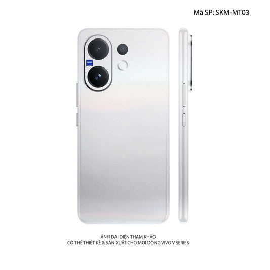 Dán Skin Vivo V60 Series Đổi Màu Trắng Ngọc Trai | SKM-MT03
