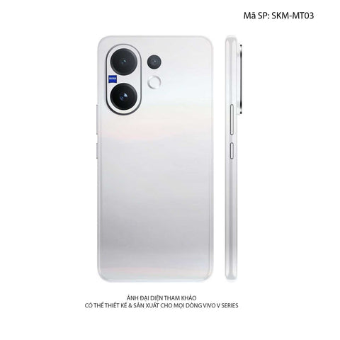 Dán Skin Vivo V60 Series Đổi Màu Trắng Ngọc Trai | SKM-MT03