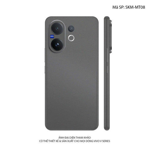 Dán Skin Vivo V60 Series Đổi Màu Xám Xi | SKM-MT08