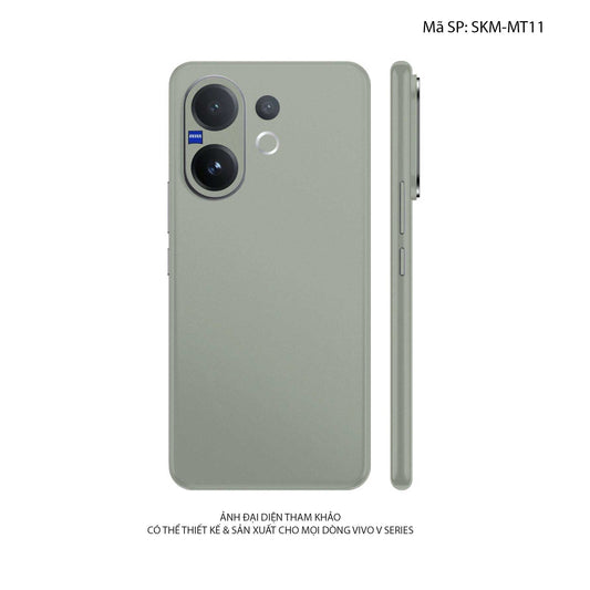 Dán Skin Vivo V60 Series Đổi Màu Xanh Rêu Xám | SKM-MT11