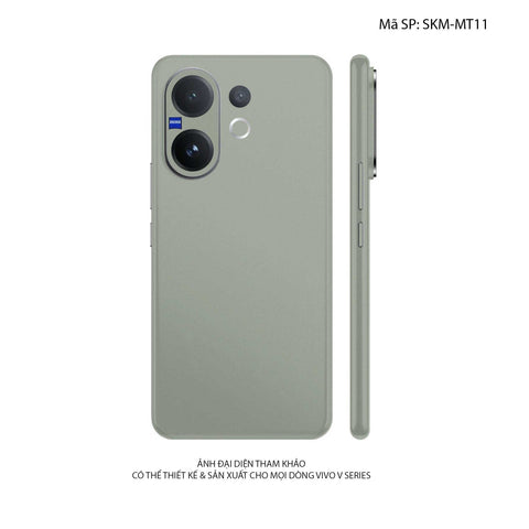 Dán Skin Vivo V60 Series Đổi Màu Xanh Rêu Xám | SKM-MT11