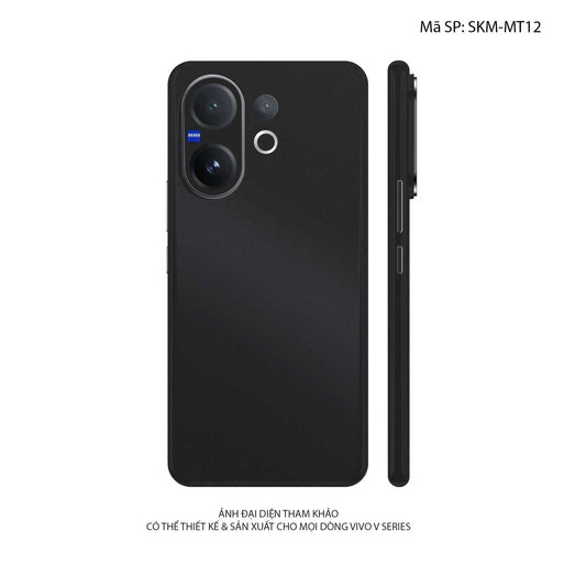 Dán Skin Vivo V60 Series Đổi Màu Đen Lì | SKM-MT12
