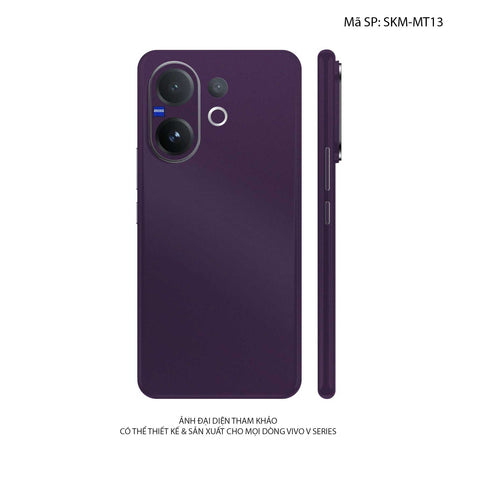 Dán Skin Vivo V60 Series Đổi Màu Tím Metallic | SKM-MT13