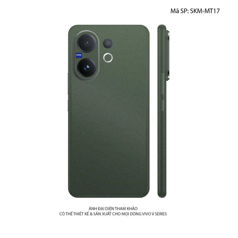 Dán Skin Vivo V60 Series Đổi Màu Xanh Rêu | SKM-MT17