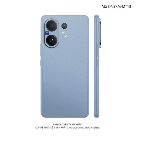 Dán Skin Vivo V60 Series Đổi Màu Xanh Seirra Blue | SKM-MT18