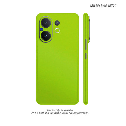 Dán Skin Vivo V60 Series Đổi Màu Xanh Nõn | SKM-MT20