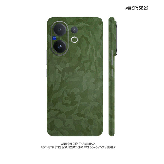 Dán Skin Vivo V60 Series Vân Camo Xanh | SB26