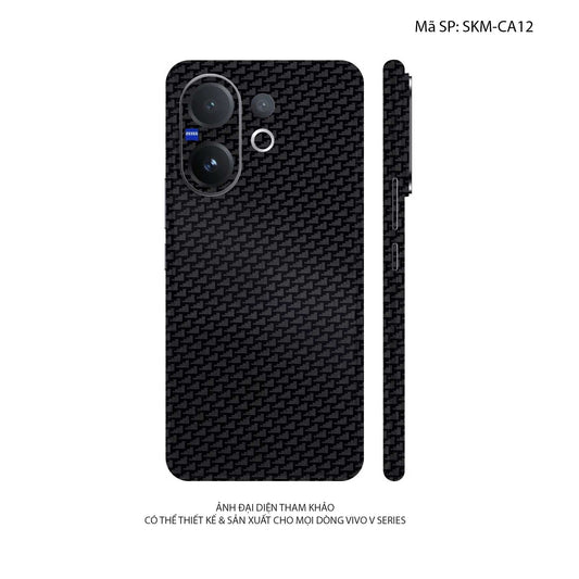 Dán Skin Vivo V60 Series Vân Carbon Pattern Air | SKM-CA12