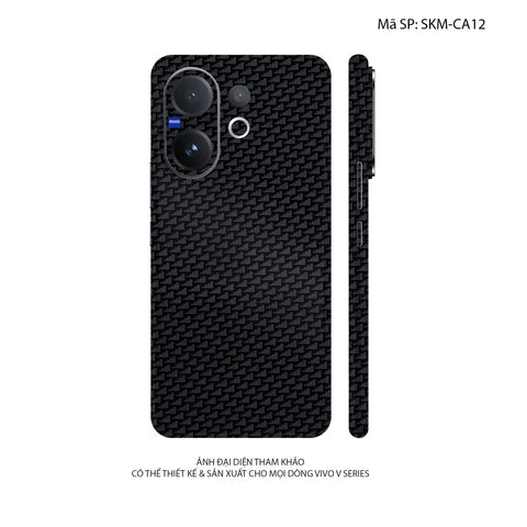 Dán Skin Vivo V60 Series Vân Carbon Pattern Air | SKM-CA12