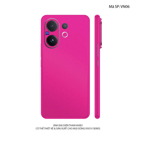 Dán Skin Vivo V60 | Lite Đổi Màu Hồng Đậm VN06