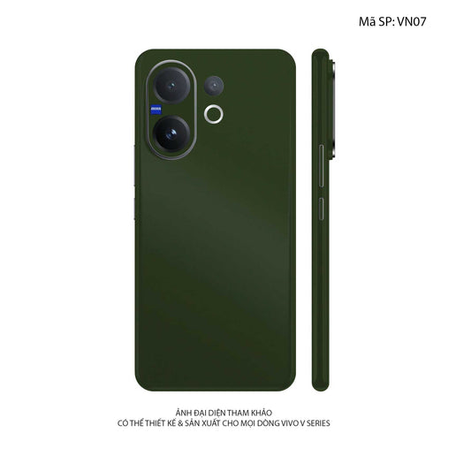 Dán Skin Vivo V60 | Lite Đổi Màu Xanh Quân Đội VN07