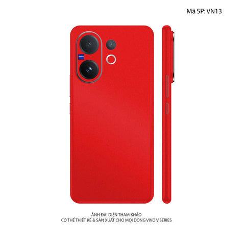 Dán Skin Vivo V60 | Lite Đổi Màu Đỏ Lì VN13
