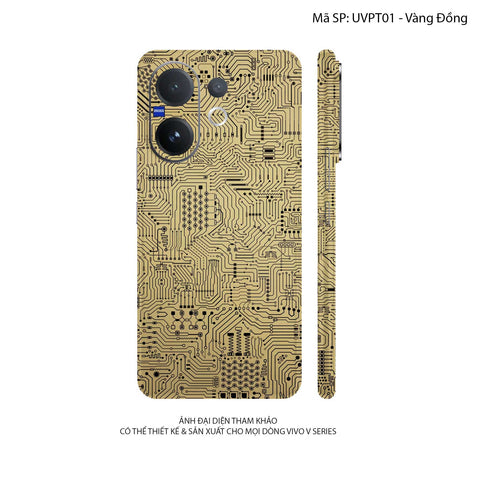 Dán Skin Vivo V60 Series Vân Nổi Vi Mạch | UVPT01