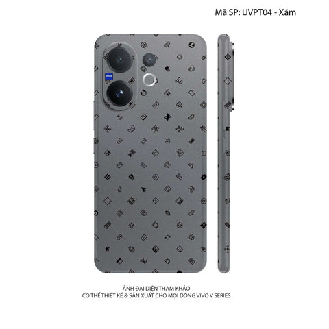 Dán Skin Vivo V60 Series Vân Nổi ICON | UVPT04