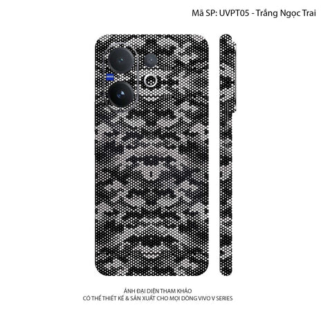 Dán Skin Vivo V60 Series Vân Nổi Mamba | UVPT05