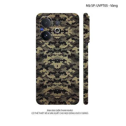 Dán Skin Vivo V60 Series Vân Nổi Mamba | UVPT05