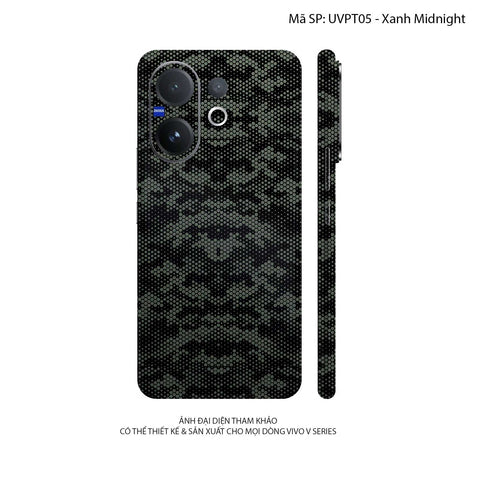 Dán Skin Vivo V60 Series Vân Nổi Mamba | UVPT05