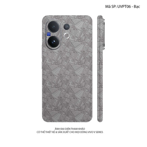 Dán Skin Vivo V60 Series Vân Nổi Pattern AZ | UVPT06