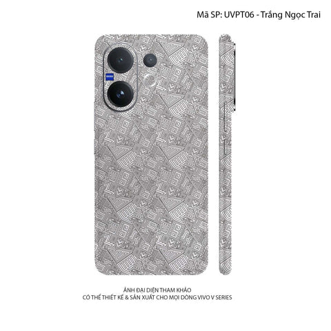 Dán Skin Vivo V60 Series Vân Nổi Pattern AZ | UVPT06