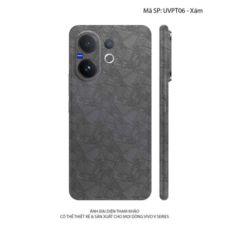 Dán Skin Vivo V60 Series Vân Nổi Pattern AZ | UVPT06