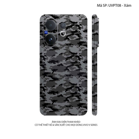 Dán Skin Vivo V60 Series Vân Nổi Camo Urban | UVPT08