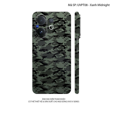 Dán Skin Vivo V60 Series Vân Nổi Camo Urban | UVPT08