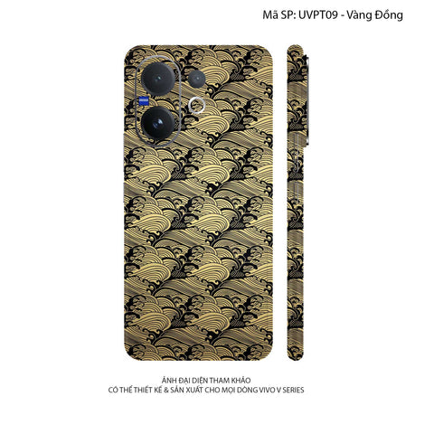 Dán Skin Vivo V60 Series Vân Nổi Pattern Wave | UVPT09
