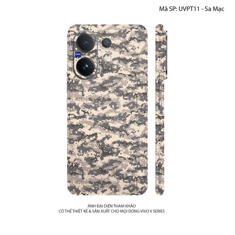 Dán Skin Vivo V60 Series Vân Nổi Camo Digital | UVPT11