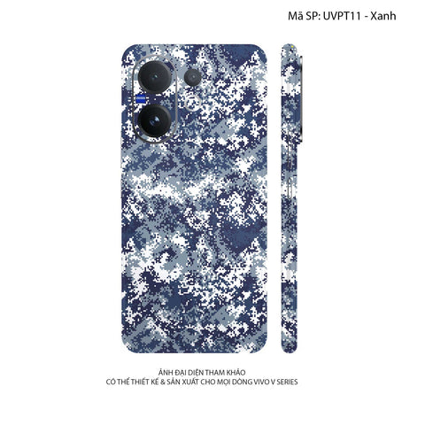Dán Skin Vivo V60 Series Vân Nổi Camo Digital | UVPT11