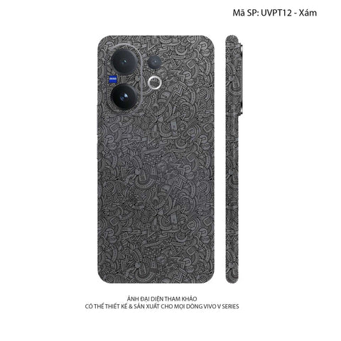 Dán Skin Vivo V60 Series Vân Nổi Pattern Cartoon | UVPT12